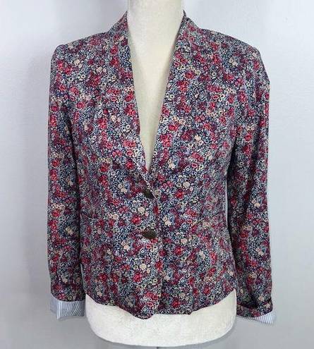 Tommy Hilfiger  floral fitted blazer size small