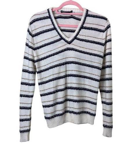 Givenchy Vintage  Sport Striped Sweater Size Medium