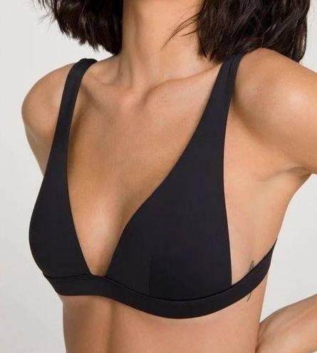 Good American  WOMEN’S SEXY BOOST BIKINI TOP IN BLACK SIZE 1