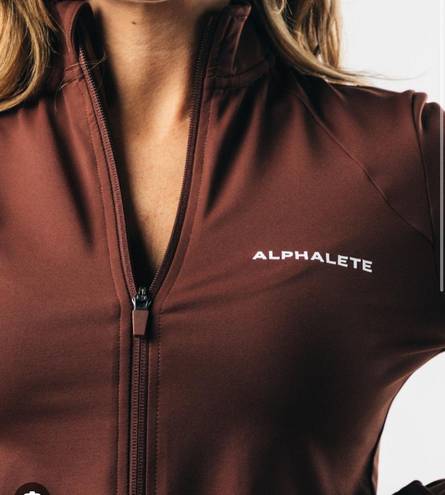 Alphalete Crop Zip Up