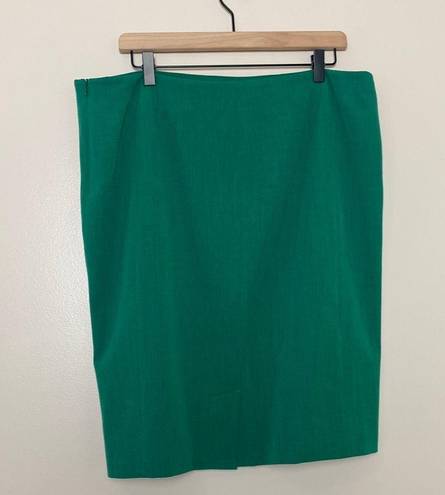 MM.LaFleur M. M. Lafleur Side Zip Pencil Skirt Green