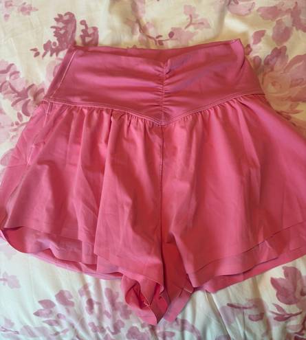 Aerie pink Flowy Shorts