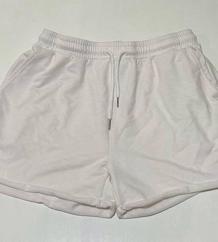 sweat shorts White Size L