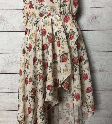 Love Culture Boutique Love Asymmetrical Floral High Low Dress M