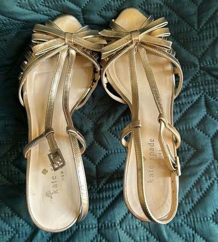 Kate Spade  Shoes |  Strappy Open Toe And Heel Slip On High Heels, Size 7 1/2