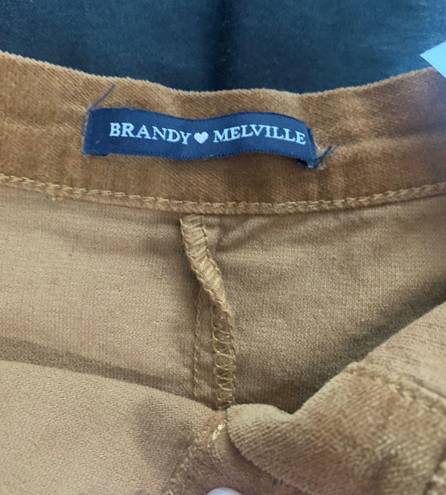 Brandy Melville brown casual skirt