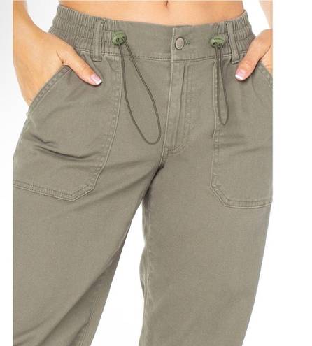 Celebrity Pink  Womens Cargo Pant Joggers Size Small Juniors Khaki Green New