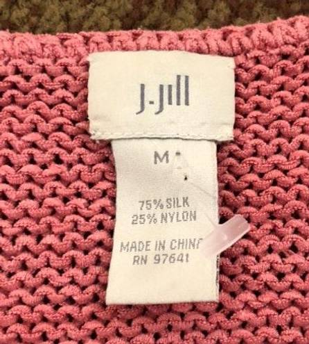 J.Jill Pink crochet top sleeveless never worn 