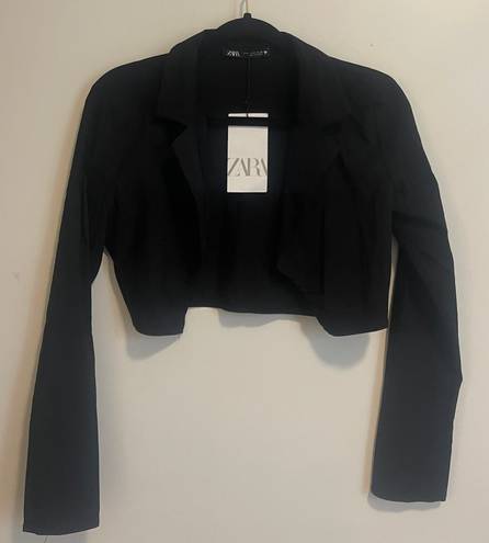 ZARA Black Cropped Blazer