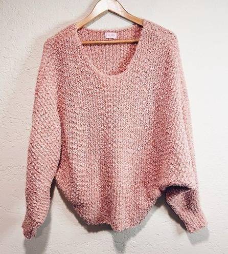 Pink Lily  Sweater - Size Large