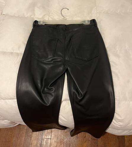 American Eagle Flare Leather Pants