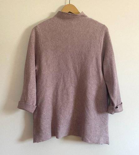 Tahari  Mauve Mock Turtleneck Sweater