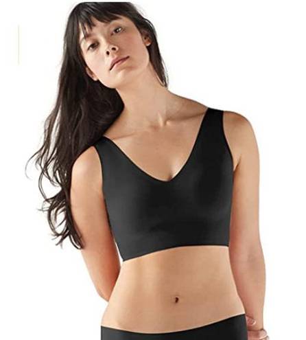 Krass&co True & . Bra Women's XS True Body V-Neck Bralette Buttery Soft Comfort Black