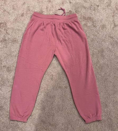 All In Motion pink joggers size large