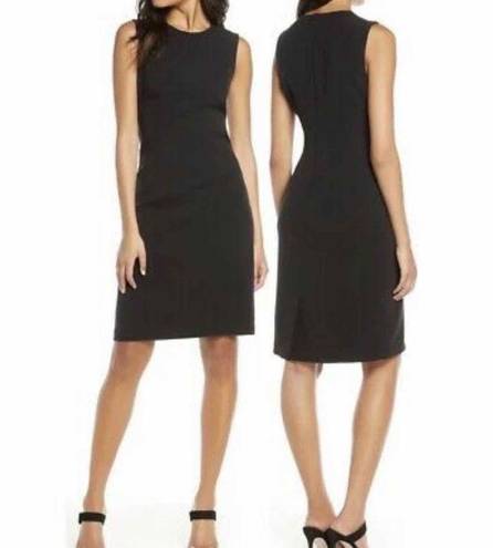 Harper   Rose Black  Work Wear Career Sheath Dress Size 4