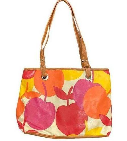 Nine West  Colorful Apple theme ONE STOP SHOPPER tote bag purse NEW With Tags