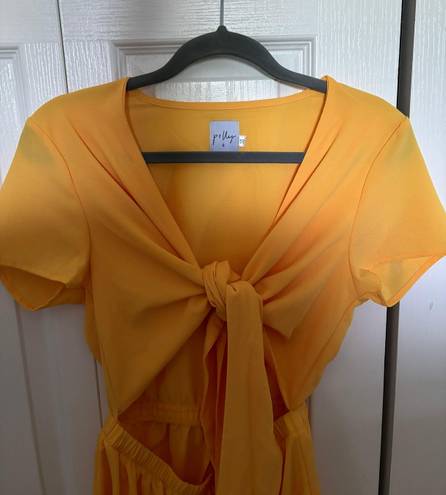 Princess Polly Yellow Romper