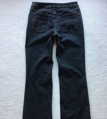 J.Jill  BLACK STRETCH 2 BOOT CUT JEANS