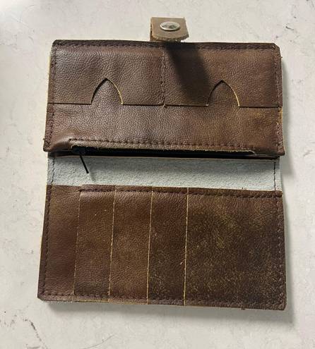 Cowhide Leather Wallet Tan