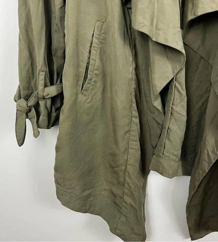 Eliane Rose  Open Front Lightweight Sage Green Jacket Size Large