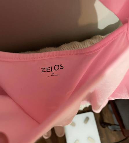 Zelos pink athletic tank top