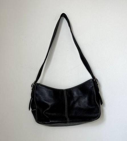 Wilson’s Leather Y2K Vintage Little Black Purse / Hand Bag