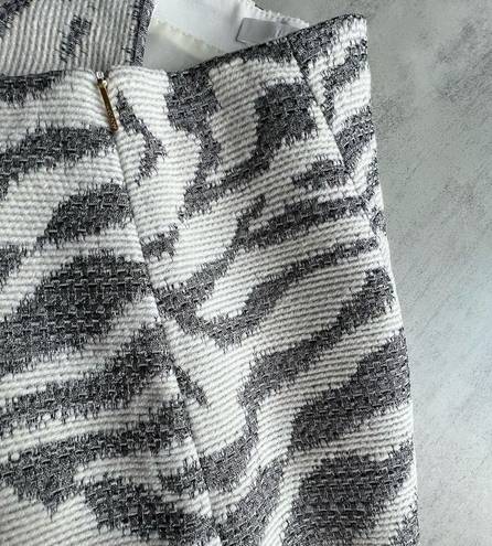 Hugo Boss NWT Boss by  Animal Print Virgin Wool Blend Skirt| Size: 6