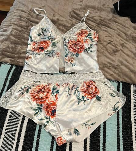 Floral Pajama Set Multi Size XS