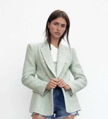 ZARA Double Breasted Texture Blazer / Jacket