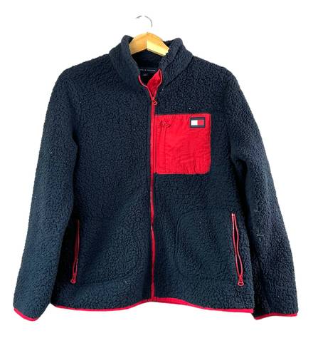 Tommy Hilfiger Navy Women’s  Sherpa Jacket M