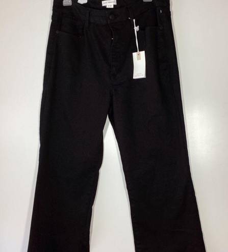 Good American  straight leg high rise black jeans Size 27 NWT