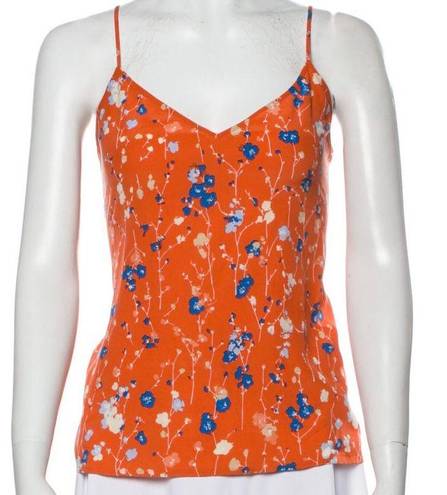 Equipment Spring Floral Silk Cami Tank Top