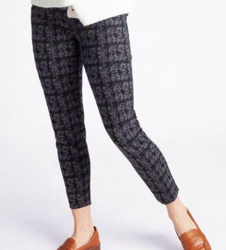 Betabrand  Journey Skinny Pants Shibori Pattern Ankle Length Gray Small