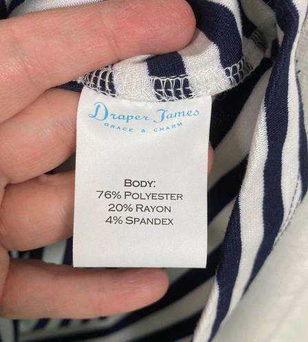 Draper James  Blue&White Stripe Ponte Knit A Line Dress Sz.XL