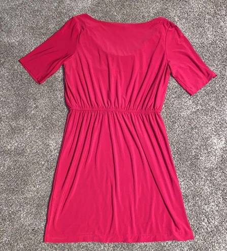 Tiana B . Pink Short Sleeve Dress