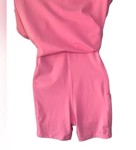 Abercrombie & Fitch  Barbie pink athletic dress w built-in shorts & pocket size S