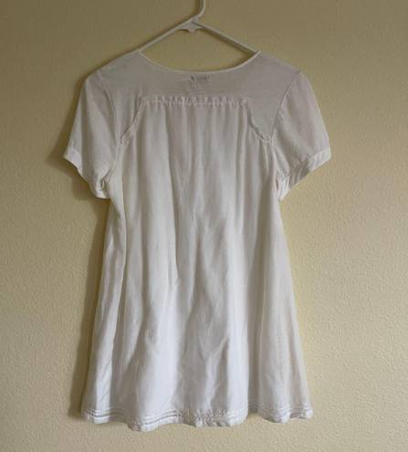 Max Studio Maxistudio white top short sleeve shirt NWT size S