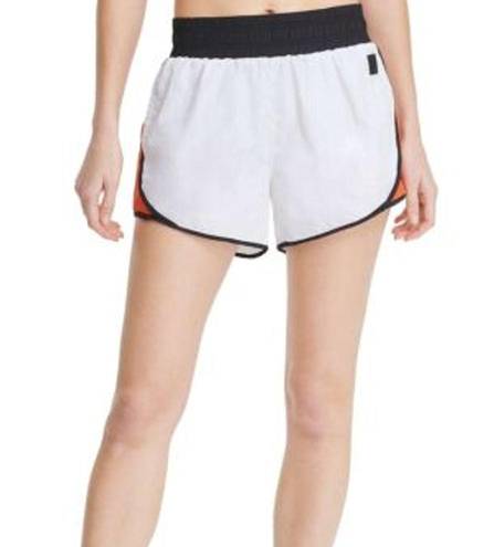 DKNY  Sport  Women's Color blocked High Waist Shorts White XL NWT