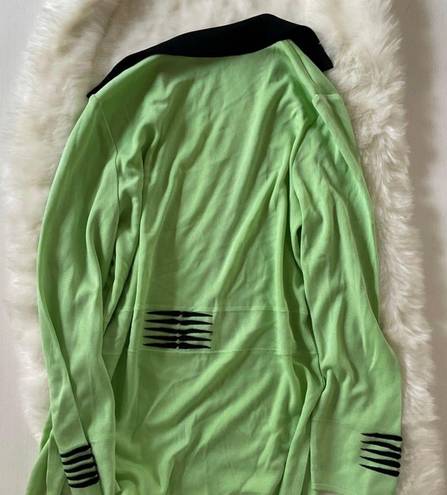 Ming Wang Lime green Cardigan Top