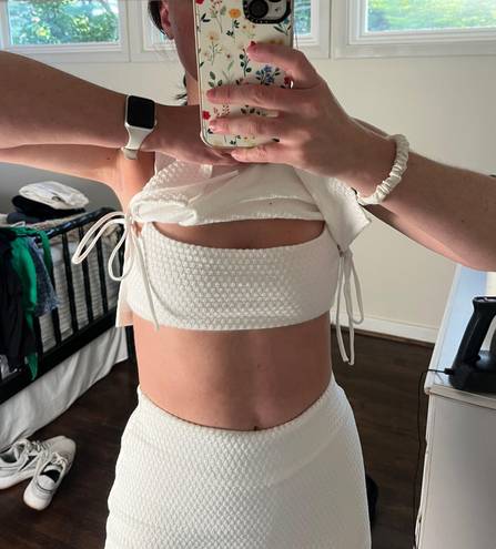 ZARA White Two Piece Set