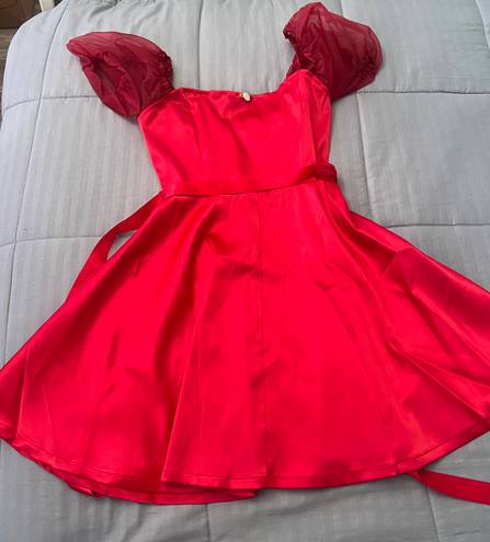 Dolls Kill Sugar Thrillz Red Dress