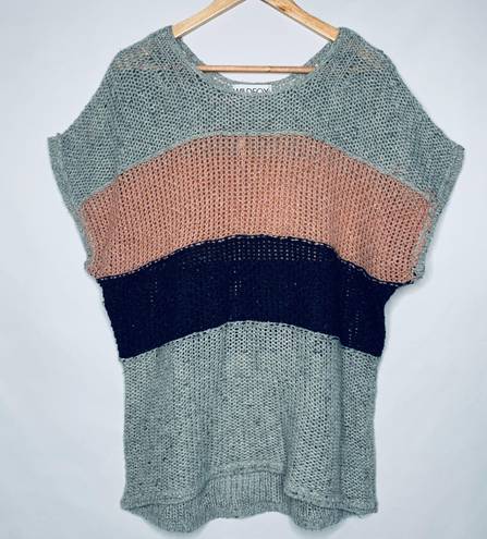 Wildfox NEW! Estate Stripe Open Weave Sweater