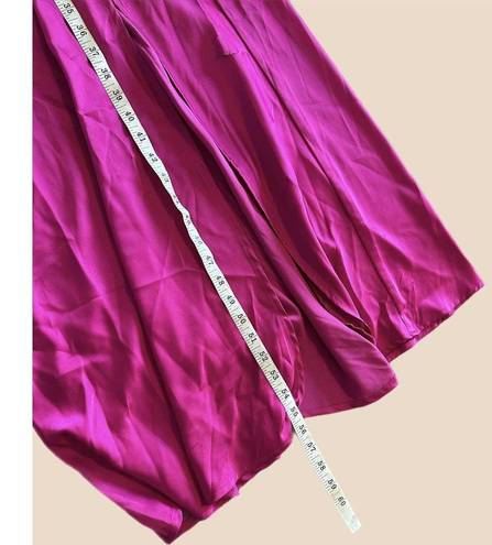 ASTR  the Label Marissa Satin Halter Cut Out Midi Dress - Pink S