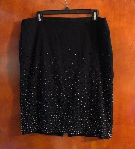 White House | Black Market  studded skirt size 12