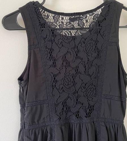 American Eagle Black Lace Mini Dress