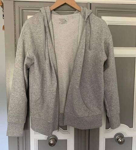 Brandy Melville Gray Zip Up 