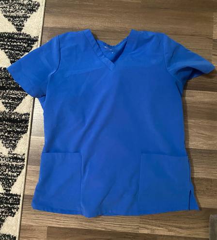 Royal Blue Mandala Scrubs Size M petite