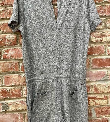 n:philanthropy Revolve :Philanthropy Breeze Romper Tee shirt shorts Romper Grey & white NWT L