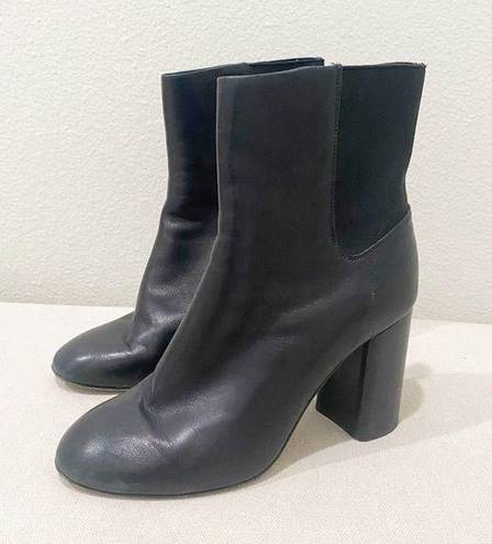 Rag and Bone  black leather nib agnes chelsea boot size 37.5