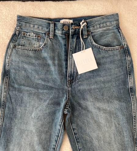 Pistola Eden High Rise Mom Jean- New